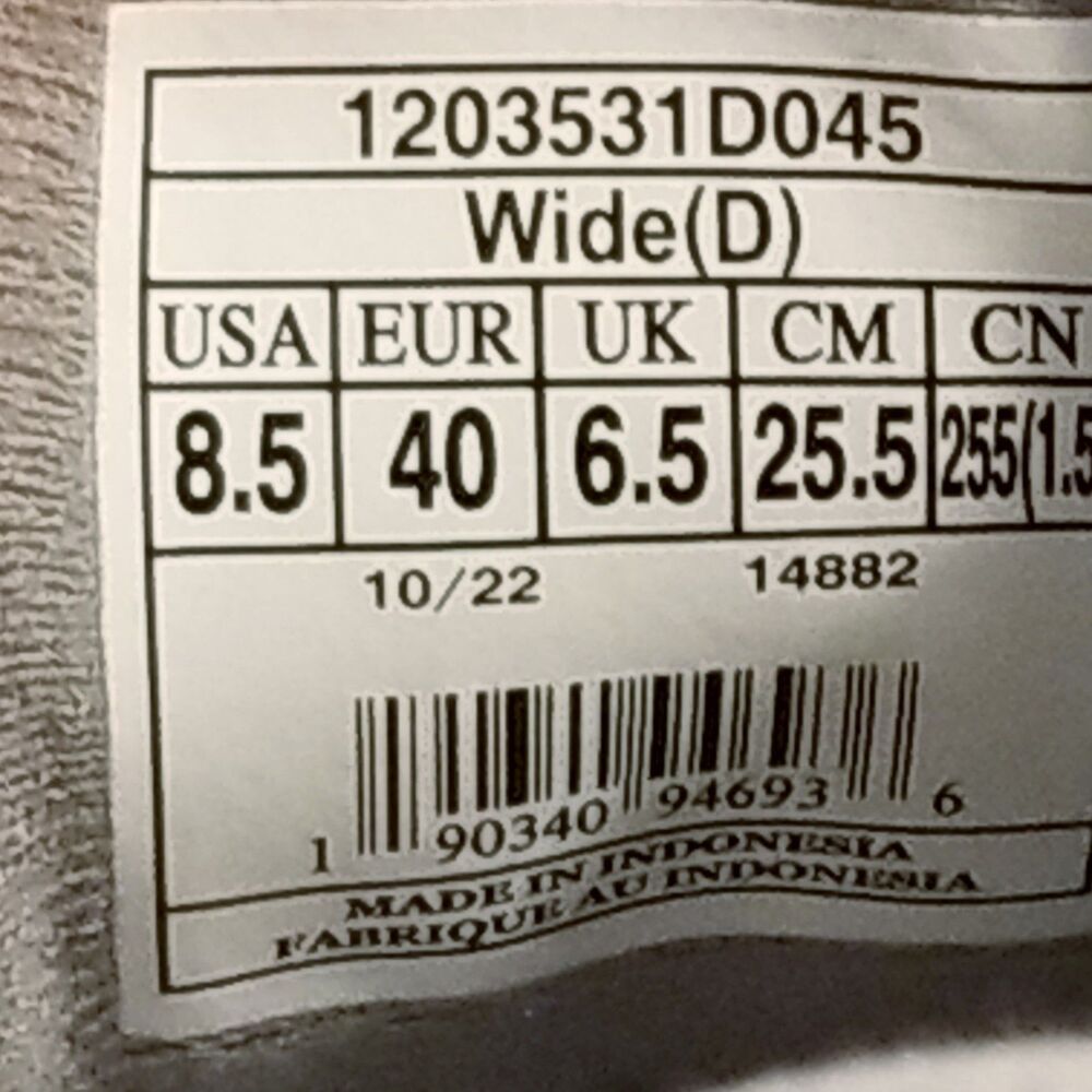 Brooks Adrenaline GTS 22 Women's Size 8.5 Wide Gray Running Shoes  1203531D045 - Picture 6 of 6